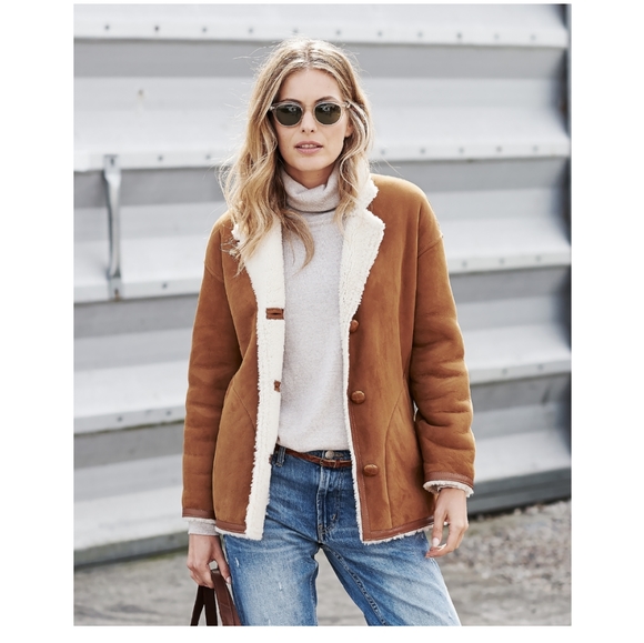 Vintage Sheepskin Shearling Coat - Picture 1 of 9
